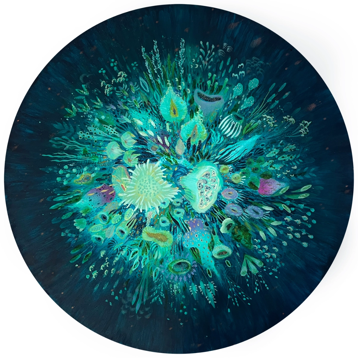 contemporary painting modern organic abstraction